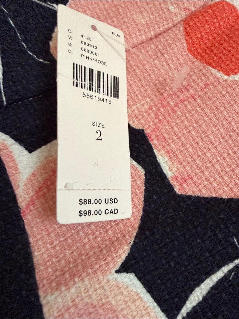 Anthropologie Pink Floral Print Shorts - Picture 6 of 6